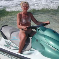 Dare to Bare - Blonde Hair, Beach Voyeur