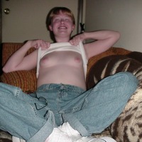 Very small tits of a neighbor - Interesting Girl