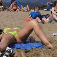 Bikini Cameltoe - Camel Toe, Beach Voyeur, Naked Girl, Nude Amateur