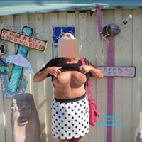 Out and About - Big Tits, Flashing, Public Exhibitionist, Public Place, Wife/Wives