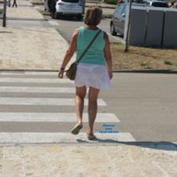Pic #1 Thong Panties in The Street - Public Place