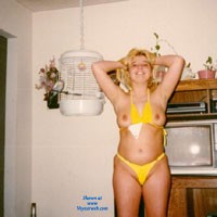 My Wife During Her Blond Faze - Big Tits, Blonde, Wife/Wives, Nature