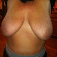 Large tits of my wife - wild grandma