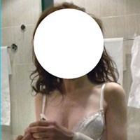 My Wife in The Bathrom - High Heels Amateurs, Brunette, Lingerie, Wife/Wives