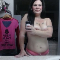 Large tits of a neighbor - pinky