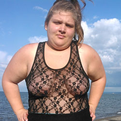 Shay On a Walk - Beach, Big Tits, Wife/Wives