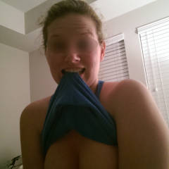 Small tits of my wife - Terri