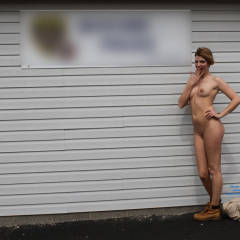 Pic #7 Monnie NIP Again - Even More Daring - Big Tits, Flashing, Public Exhibitionist, Public Place