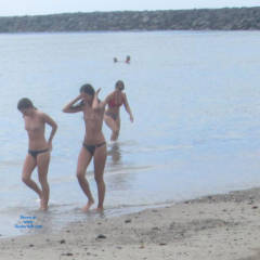 Pic #2 2 Topless Girls In Tenerife - Beach