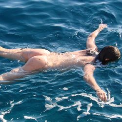 Floating Naked On Beach Water - Brunette Hair, Exposed In Public, Naked Outdoors, Nude Beach, Nude In Nature, Nude In Public, Round Ass, Water, Wet, Beach Voyeur, Naked Girl, Sexy Ass, Sexy Body, Sexy Girl, Sexy Legs