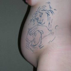 Small tits of my ex-girlfriend - tats