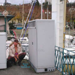 Pic #7 La Bouteille - Brunette, Public Exhibitionist, Public Place
