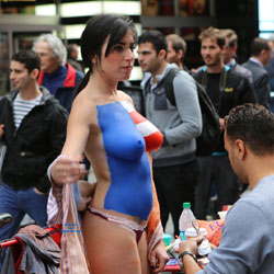 Times Square Nude Girl - Artistic Nude, Big Tits, Brunette Hair, Erect Nipples, Exposed In Public, Hanging Tits, Huge Tits, Naked Outdoors, Nude Outdoors, Perfect Tits, Showing Tits, Topless Girl, Topless, Hot Girl, Sexy Body, Sexy Boobs, Sexy Face, Sexy Figure, Sexy Girl, Sexy Legs, Sexy Panties