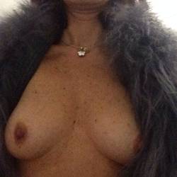 Medium tits of my wife - Alicia