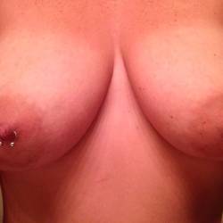 Medium tits of my girlfriend - Candy
