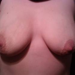 Medium tits of my wife - Sarah