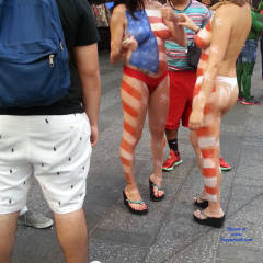 Pic #3 Body Paint - Big Tits, Public Place