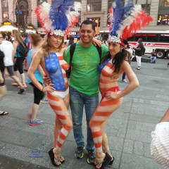 Pic #5 Body Paint - Big Tits, Public Place
