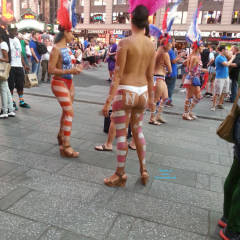 Pic #8 Body Paint - Big Tits, Public Place