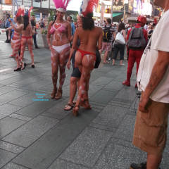 Pic #9 Body Paint - Big Tits, Public Place