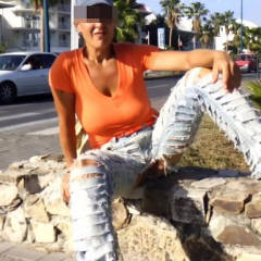 Pic #6 Around With My New Jeans - Public Exhibitionist, Public Place
