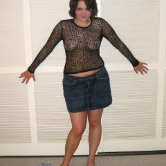 Pic #1 Black Fishnet - Brunette, See Through