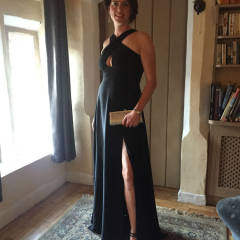 Pic #1 Getting Ready For The Summer Ball 2015 - Brunette, High Heels Amateurs, Lingerie