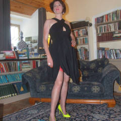 Pic #2 Getting Ready For The Summer Ball 2015 - Brunette, High Heels Amateurs, Lingerie