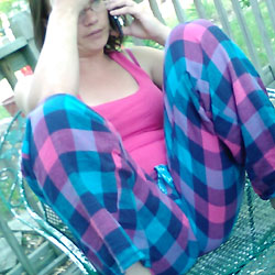 Pic #2 On My Hands And Knees On My Parents Couch - Brunette