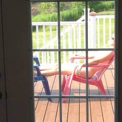 Pic #1 Enjoying The Sun - Big Tits