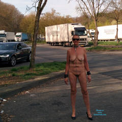 Pic #3 Parking - Big Tits, Public Exhibitionist, Public Place
