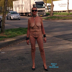 Pic #2 Parking - Big Tits, Public Exhibitionist, Public Place