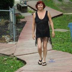 Pic #1 Stutting At Nudist Camp - Big Tits, Redhead