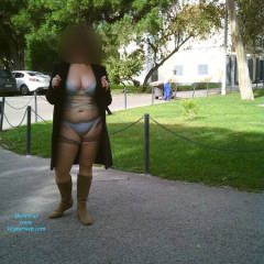 Pic #6 Mature Fun In The Street - Big Tits