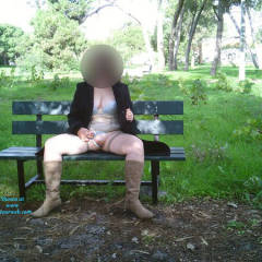 Pic #5 Mature Fun In The Street - Big Tits