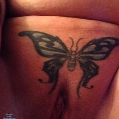 Pic #3 Butterfly - Close-ups, Pussy, Tattoos, Wife/wives