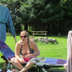 Pic #4 Out At The Pool - Big Tits