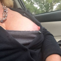 Pic #5 Driving In My Car - Big Tits