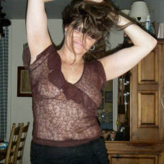 Pic #2 Brown See Thru (Before My Nipples Were Pierced) - Brunette, See Through