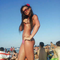 Pic #3 Sexy Dance Girl From Bulgaria - Teofana - Public Place, Public Exhibitionist, Outdoors, Firm Ass, Brunette, Big Tits, Beach