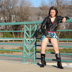 Pic #2 A Walk To The Playground - Brunette, Gf, High Heels Amateurs