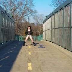 Pic #3 A Walk To The Playground - Brunette, Gf, High Heels Amateurs