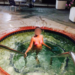 Pic #1 WW At Hotel - Bikini Voyeur, See Through, Wife/wives