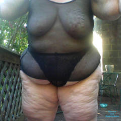 Pic #1 Showing Off Outside - Big Tits