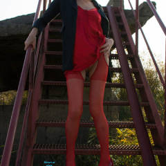 Pic #1 The Bridge Between Germany And Poland - Blonde, High Heels Amateurs, Lingerie