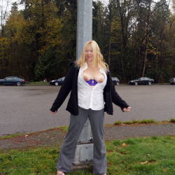 Medium tits of my wife - the wife 