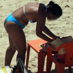 Pic #3 Blue Bikini From Olinda City, Brazil - Beach, Bikini Voyeur