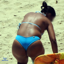 Pic #4 Blue Bikini From Olinda City, Brazil - Beach, Bikini Voyeur