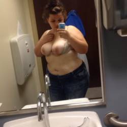 Medium tits of my girlfriend - makenzie