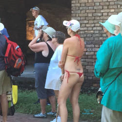 Pic #1 Thong Bikini In Public